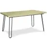 Table à manger rectangulaire - Style industriel - Bois et métal - 150cm - Hairpin image 7