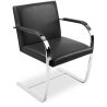 Chaise de bureau avec accoudoirs - Chaise de bureau recouverte de cuir - Brama image 7