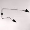Lampe de Bureau - Applique Murale - 2 Bras Noir - George image 7