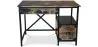 Bureau en Bois avec Tiroirs - Design Industriel - Nashville image 7
