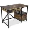 Bureau en Bois avec Tiroirs - Design Industriel - Nashville image 7
