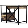 Bureau en Bois avec Tiroirs - Design Industriel - Nashville image 7