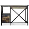 Bureau en Bois avec Tiroirs - Design Industriel - Nashville image 7