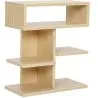 Étagère basse de style scandinave avec 5 compartiments - Bois image 7