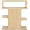 Étagère basse de style scandinave avec 5 compartiments - Bois image 7