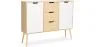 Buffet en Bois - Design Scandinave - 3 tiroirs - Roger image 7