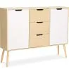 Buffet en Bois - Design Scandinave - 3 tiroirs - Roger image 7