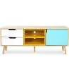 Meuble TV en Bois - Design Scandinave -  Axe image 7