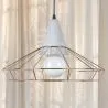 Lampe de plafond de style rétro - Lampe suspendue en métal et béton - Giotto image 7