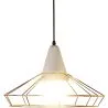 Lampe de plafond de style rétro - Lampe suspendue en métal et béton - Giotto image 7