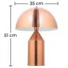 Lampe de Table - Lampe de Salon Design - Donato image 7