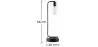 Lampe de Table - Lampe de Bureau Design Tube - Giulio image 7