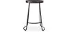 Tabouret de Bar - Design Industriel - Bois & Métal - 66 cm - Adriel image 7