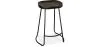 Tabouret de Bar - Design Industriel - Bois & Métal - 66 cm - Adriel image 7
