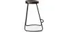 Tabouret de Bar - Design Industriel - Bois & Métal - 66 cm - Adriel image 7