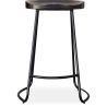 Tabouret de Bar - Design Industriel - Bois & Métal - 66 cm - Adriel image 7