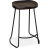 Tabouret de Bar - Design Industriel - Bois & Métal - 66 cm - Adriel image 7