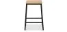 Tabouret de Bar Design Industriel - Bois et Métal - 60cm - Big Boy image 7