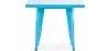 Table carrée pour enfants - Industriel - Métal - 60cm - Stylix image 7