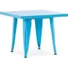 Table carrée pour enfants - Industrielle - Métal - 60cm - Stylix image 7