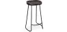 Tabouret de bar - Design industriel - Bois et métal - 76 cm - Aiyana image 7