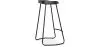 Tabouret de bar - Design industriel - Bois et métal - 76 cm - Aiyana image 7