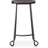 Tabouret de bar - Design industriel - Bois et métal - 76 cm - Aiyana image 7