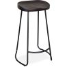 Tabouret de bar - Design industriel - Bois et métal - 76 cm - Aiyana image 7
