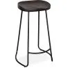 Tabouret de bar - Design industriel - Bois et métal - 76 cm - Aiyana image 7