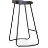 Tabouret de bar - Design industriel - Bois et métal - 76 cm - Aiyana image 7