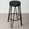 Tabouret Rond - Design Industriel - 80 cm - Elan image 7