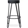 Tabouret Rond - Design Industriel - 80 cm - Elan image 7