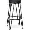 Tabouret Rond - Design Industriel - 80 cm - Elan image 7