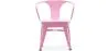 Chaise enfant avec accoudoirs - Chaise enfant design industriel - Acier - Stylix image 7
