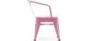 Chaise enfant avec accoudoirs - Chaise enfant design industriel - Acier - Stylix image 7