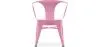 Chaise enfant avec accoudoirs - Chaise enfant design industriel - Acier - Stylix image 7