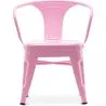 Chaise enfant avec accoudoirs - Chaise enfant design industriel - Acier - Stylix image 7