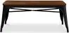 Banc Design Industriel - Bois et Métal - Stylix image 7