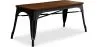 Banc Design Industriel - Bois et Métal - Stylix image 7