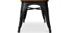 Banc Design Industriel - Bois et Métal - Stylix image 7