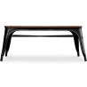 Banc Design Industriel - Bois et Métal - Stylix image 7