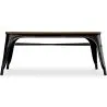 Banc Design Industriel - Bois et Métal - Stylix image 7