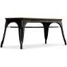 Banc Design Industriel - Bois et Métal - Stylix image 7