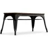 Banc Design Industriel - Bois et Métal - Stylix image 7