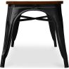 Banc Design Industriel - Bois et Métal - Stylix image 7