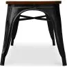 Banc Design Industriel - Bois et Métal - Stylix image 7