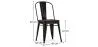 Chaise de salle à manger - Design Industriel - Bois et Acier - Stylix image 7