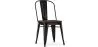 Chaise de salle à manger - Design Industriel - Bois et Acier - Stylix image 7