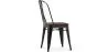 Chaise de salle à manger - Design Industriel - Bois et Acier - Stylix image 7