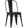 Chaise de salle à manger - Design Industriel - Bois et Acier - Stylix image 7